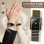 Fashion Ceramic Square Quartz Watch, watch for couples