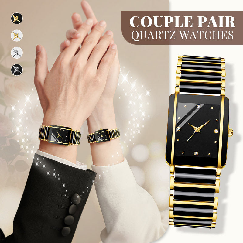 Fashion Ceramic Square Quartz Watch, watch for couples