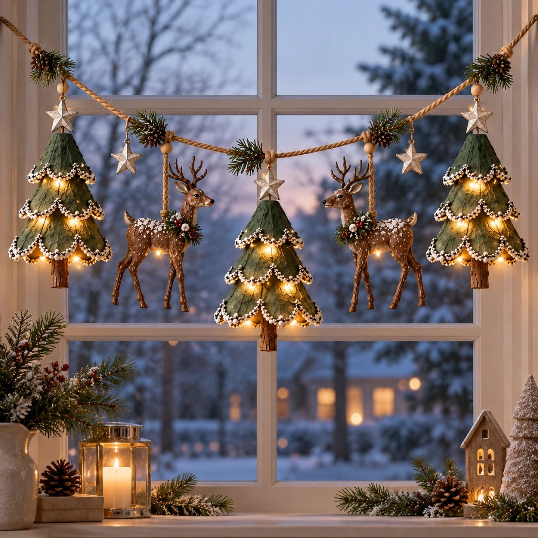 Woodland Christmas Garland