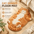 Cat-Shaped Floor Mat