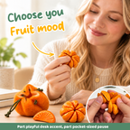 Fruit-Shaped Felt Squeeze Toy | Portable Tactile Stress-Relief Toy