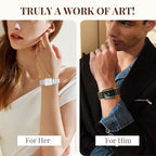 Fashion Ceramic Square Quartz Watch, watch for couples
