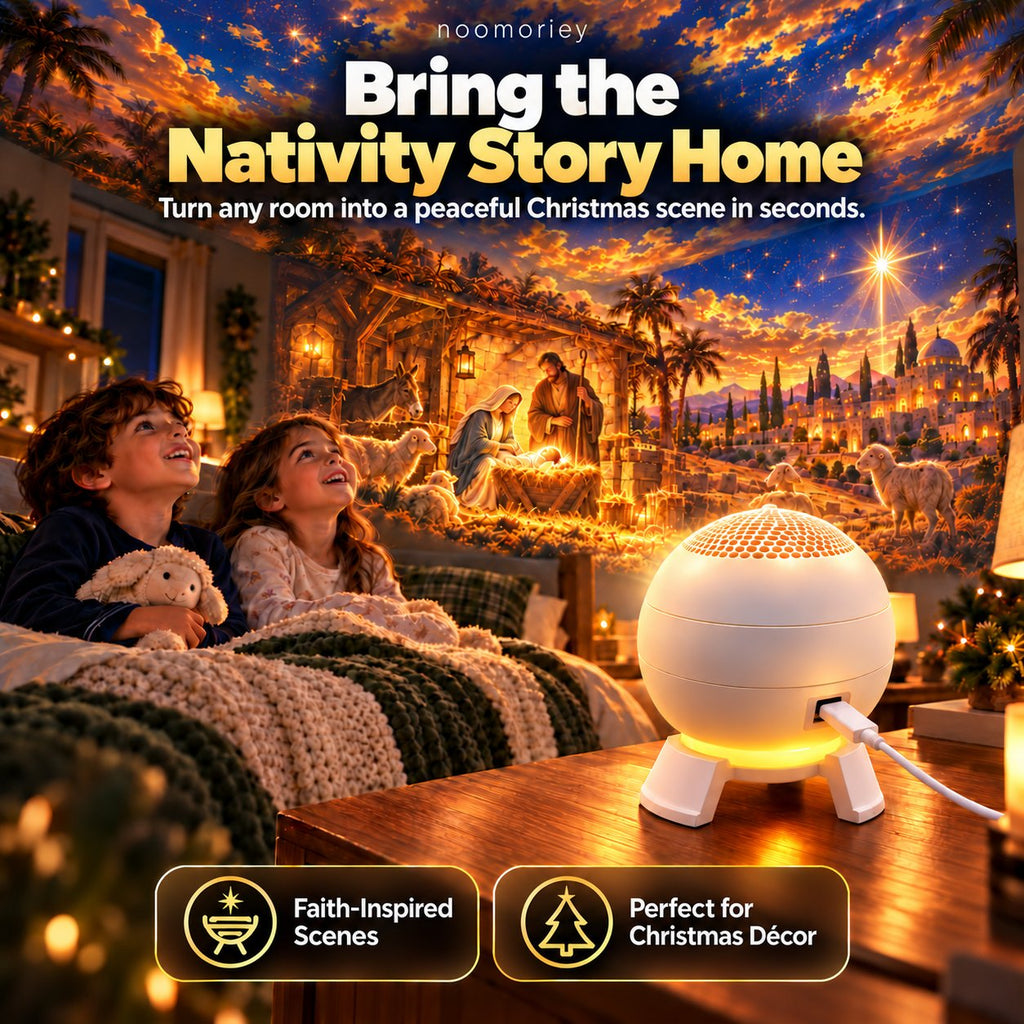 ✝️🌟 Nativity Christmas 5D Projection Light
