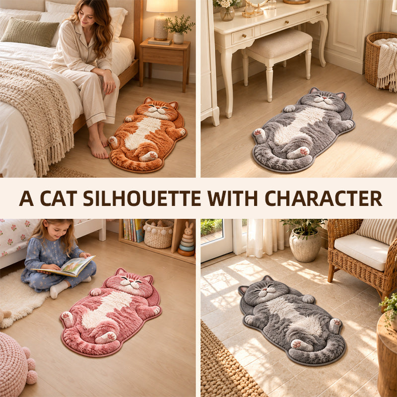 Cat-Shaped Floor Mat