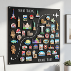 🌎✨Travel Magnet Board - 💕Every Magnet Has a Story. Every Journey Deserves a Place