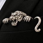 ✨ Luxury Sculpted Animal Brooch – Premium Statement Piece for Suits & Blazers