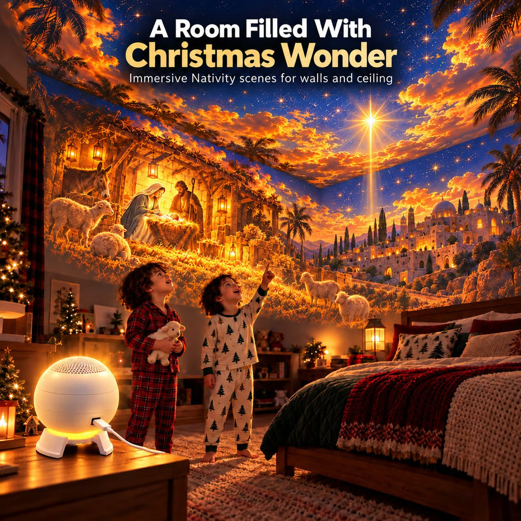 ✝️🌟 Nativity Christmas 5D Projection Light