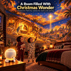 ✝️🌟 Nativity Christmas 5D Projection Light